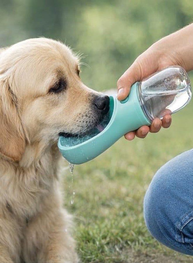 Feinerman 350ml Portable Pet Water Bottle with Bowl Cap Leak Proof Dog Drinking Cup Lightweight Travel Hydration Accessory BPA Free Feeder (Multicolor) - Image 2